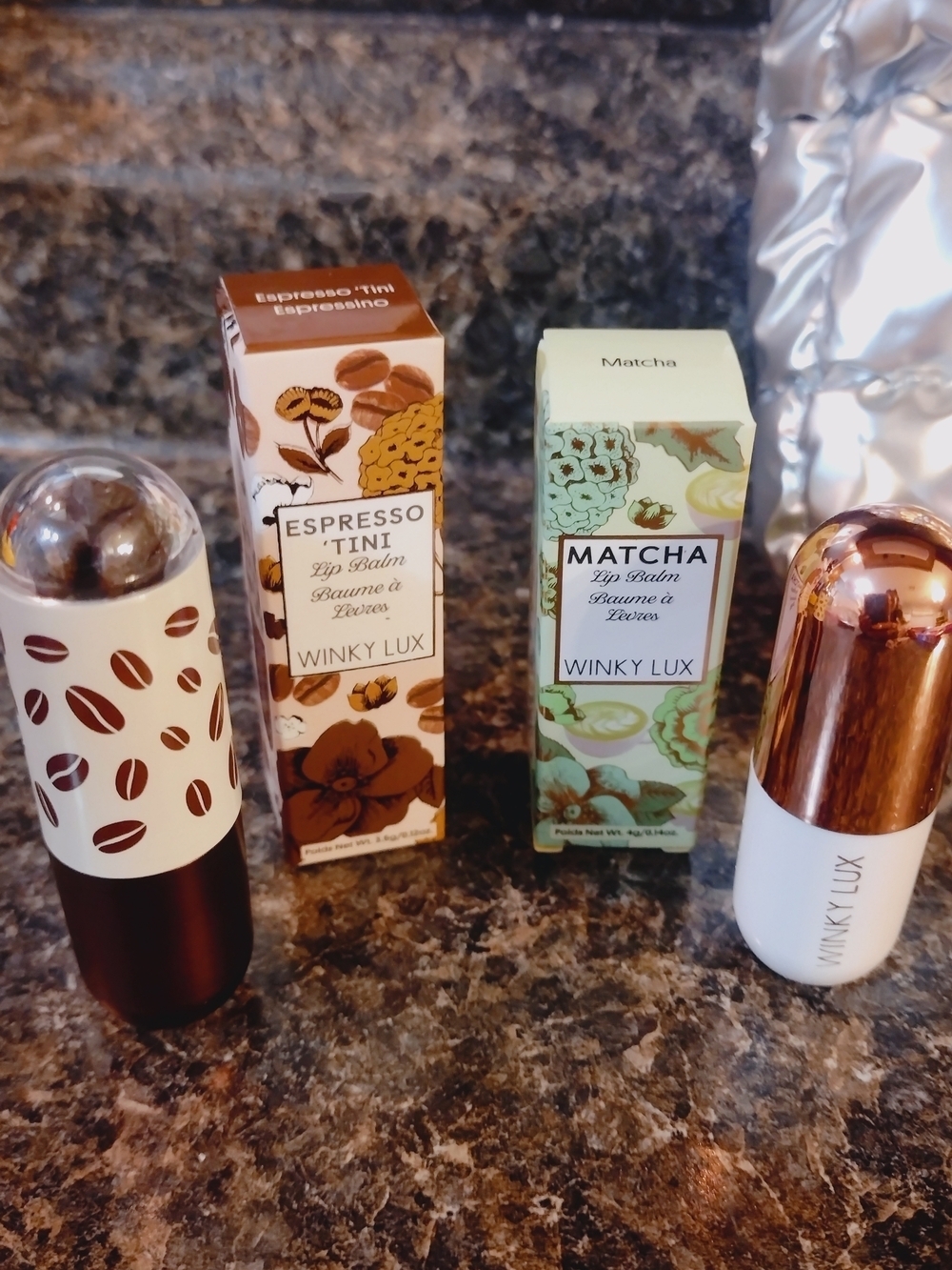 Winky Lux Espresso Tint & Matcha Lip Balm Duo Bundle Lot-NEW Full Size - Picture 11 of 12
